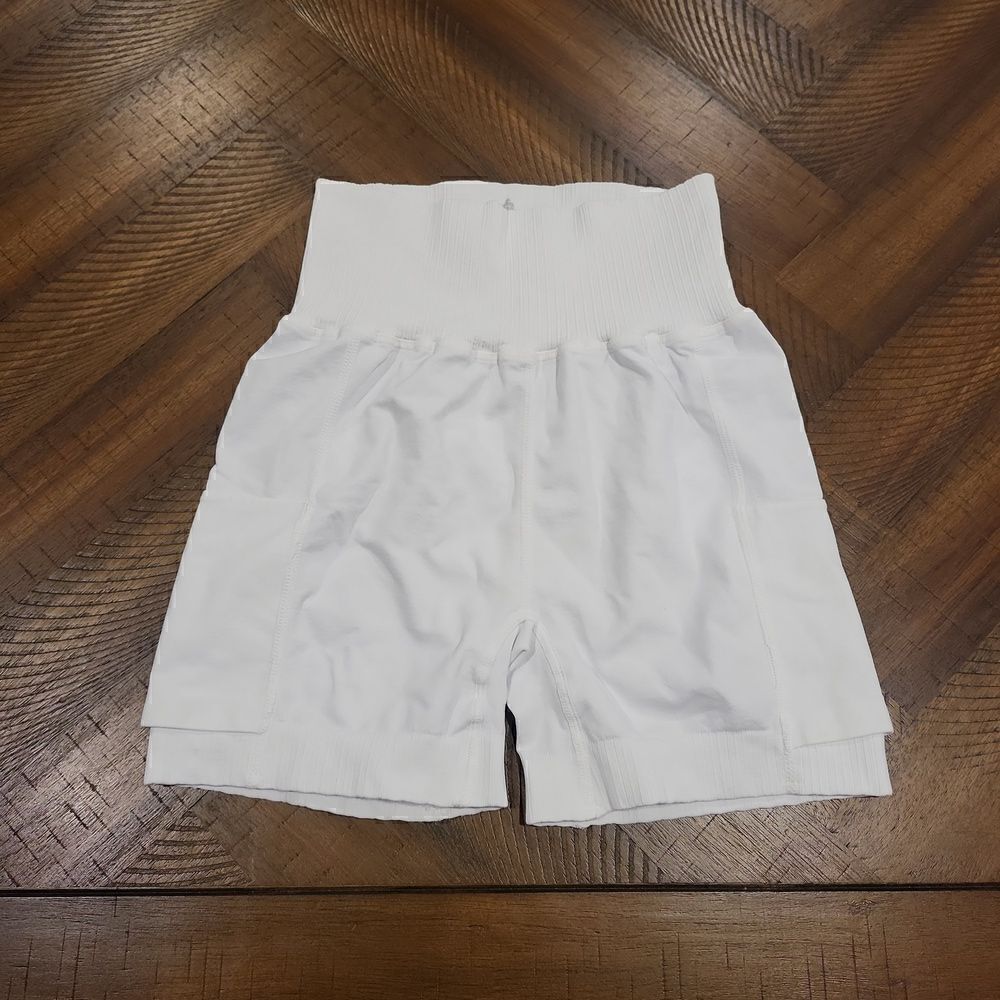 Free People Good Karma Tennis Shorts White XS/S